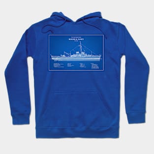 Roger B. Taney whec-37 United States Coast Guard Cutter - ABD Hoodie